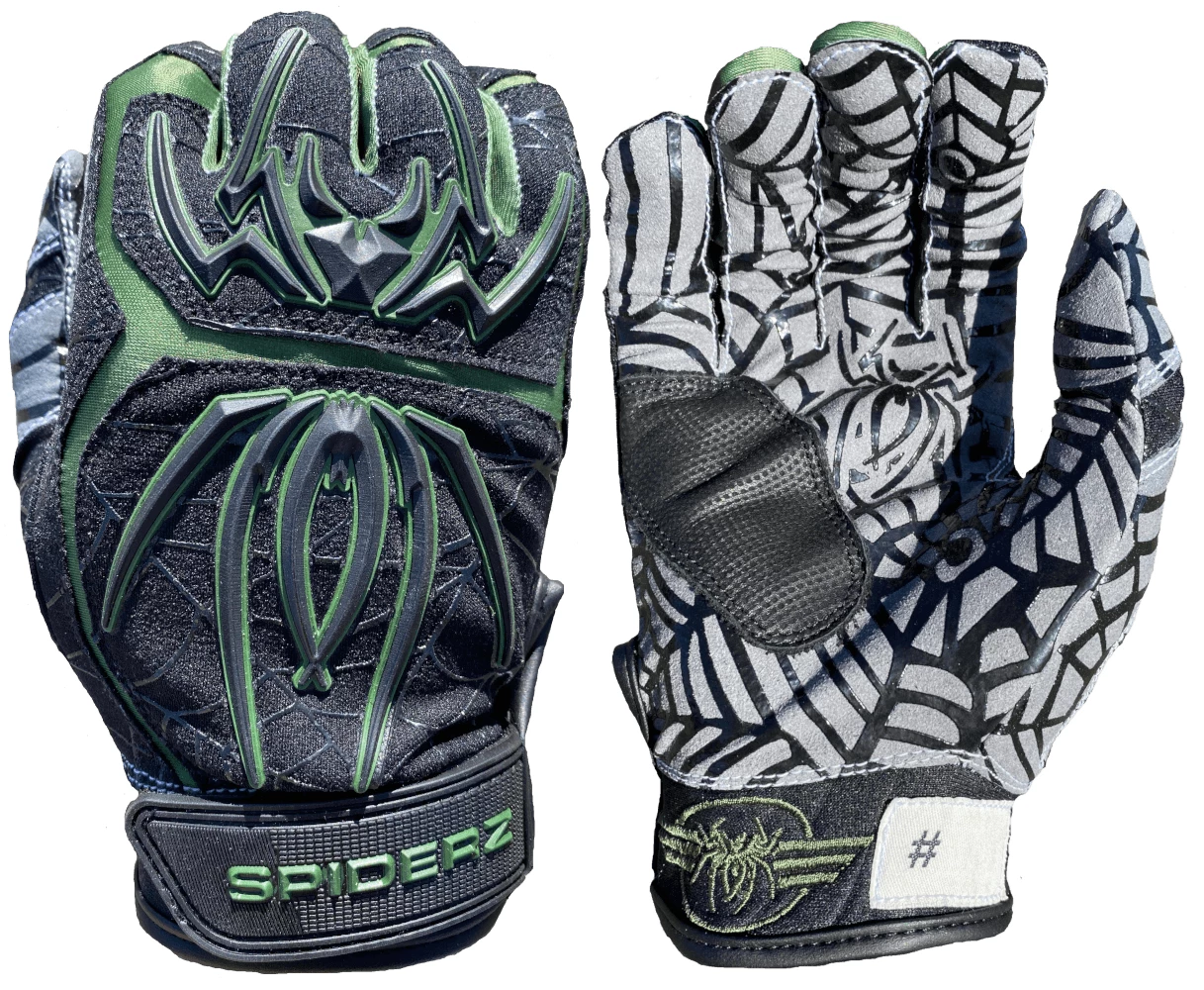 2020 Spiderz HYBRID Limited Edition Batting Gloves: "40 MIKE MIKE"