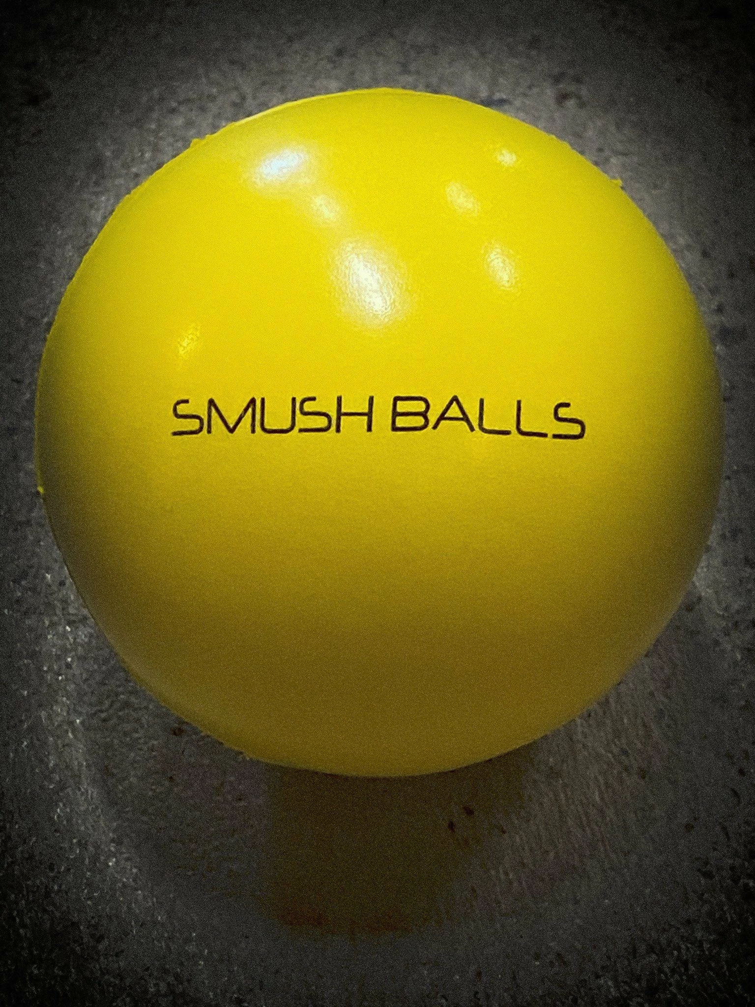 One Dozen (12) SMUSHBALLS The Ultimate Indoor & Outdoor Batting Practice Ball: Yellow - Image 2