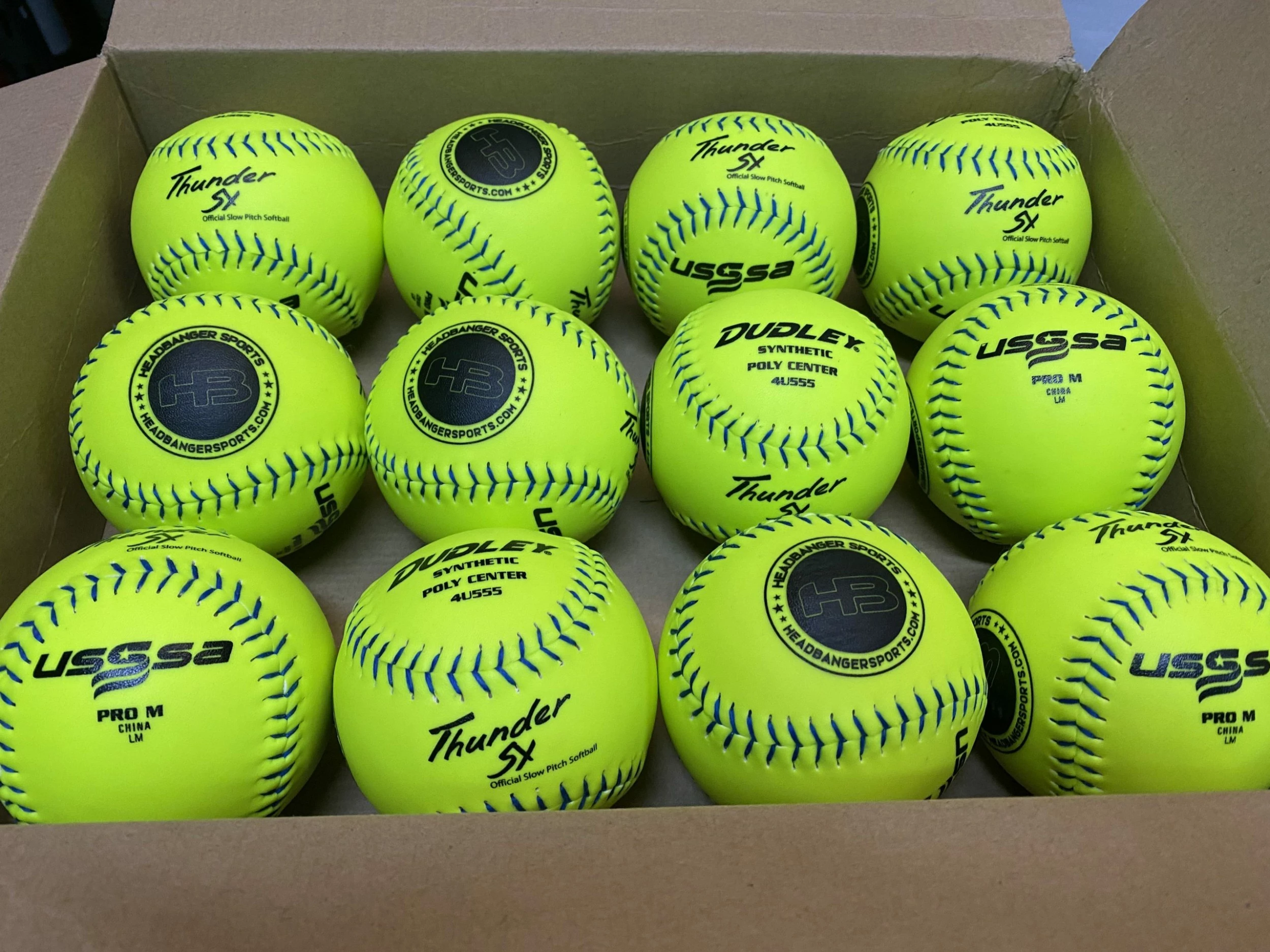 Dudley Thunder SY Slowpitch Softball 12” USSSA PRO M – (DOZEN): 4U555 - Image 2