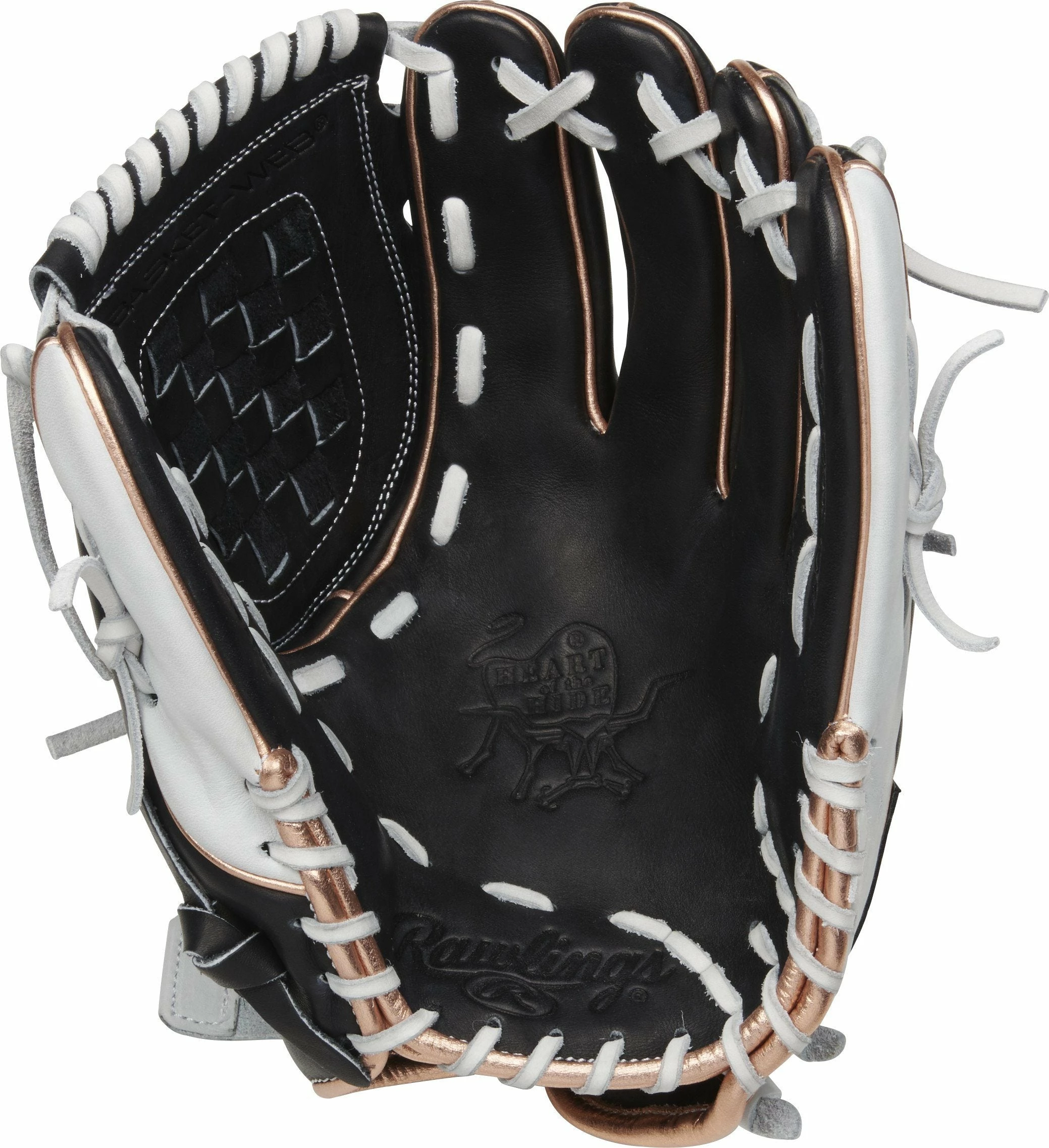 Rawlings Heart Of The Hide 12" Fastpitch Softball Glove: PRO120SB-3BRG - Image 3