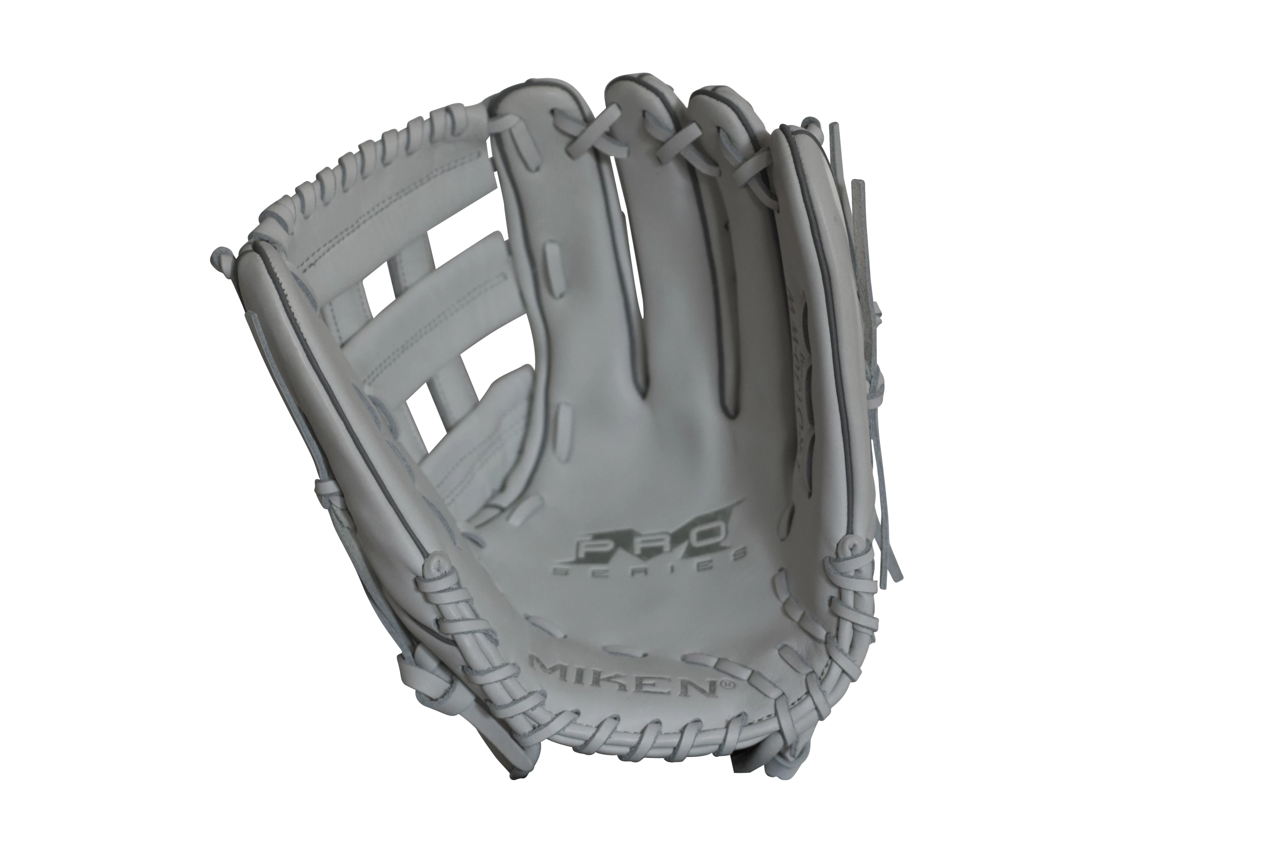 Miken Pro Series 14" Slow Pitch Fielding Glove - White/White: PRO140WW - Image 2