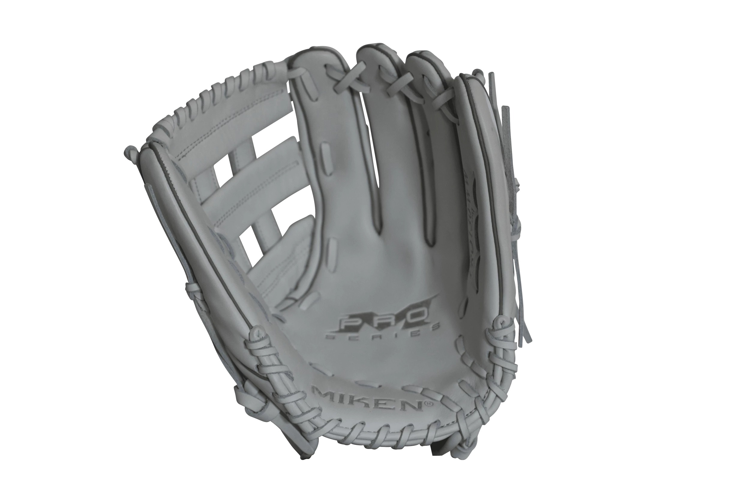 Miken Pro Series 15" Slow Pitch Fielding Glove - White/White: PRO150WW - Image 4