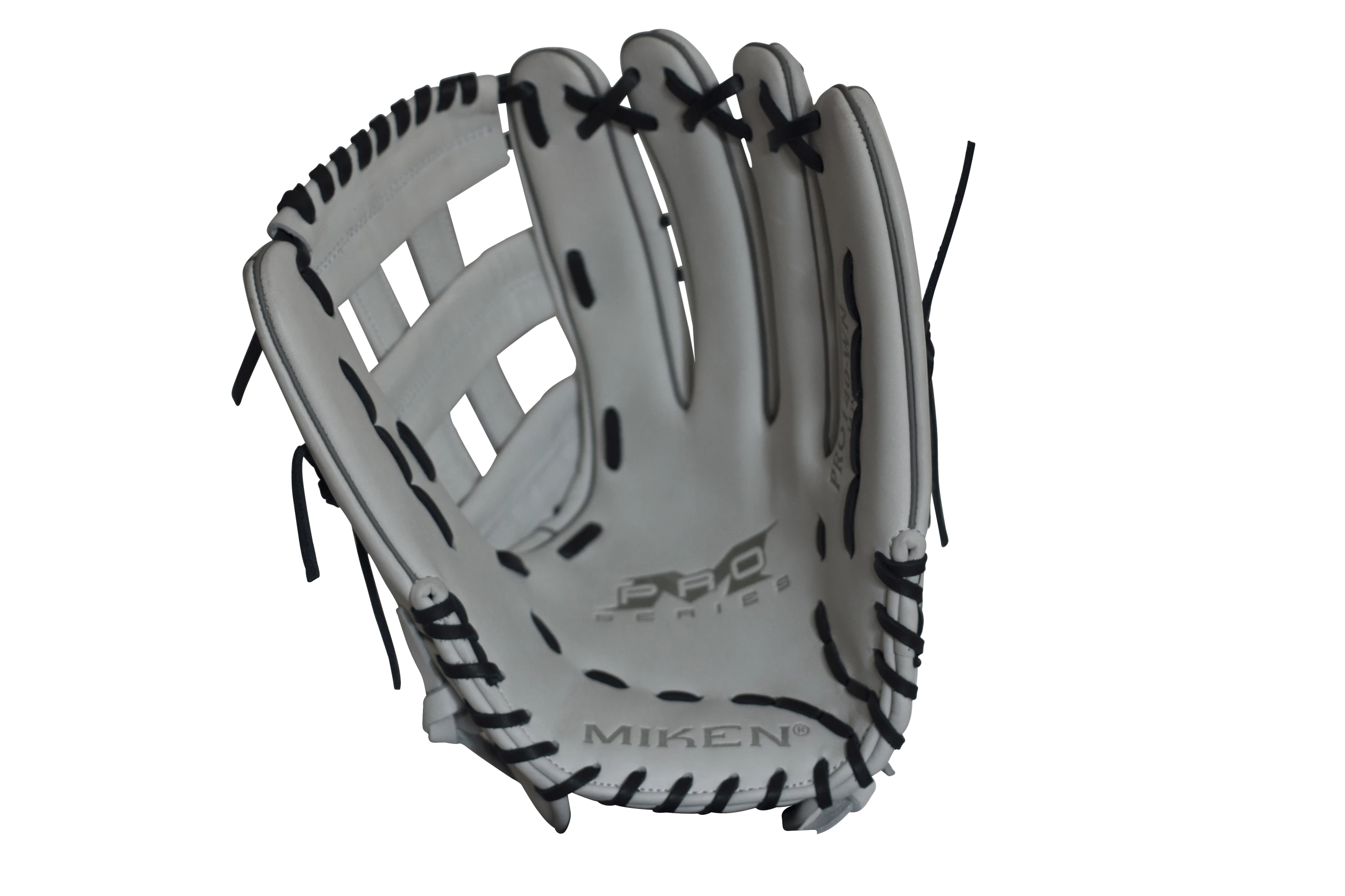 Miken Pro Series 14" Slow Pitch Fielding Glove - White/Navy: PRO140WN - Image 3