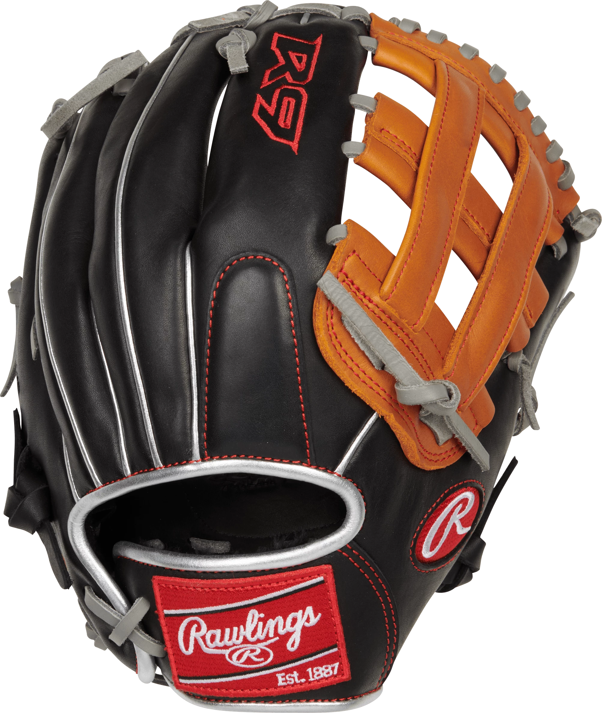 Rawlings R9 Contour Series 12" Infield/Pitcher's Baseball Glove: R9120U-6BT