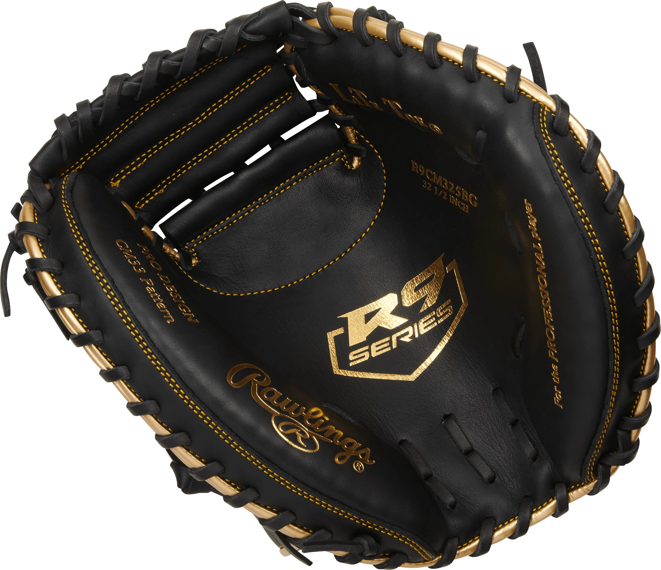 Rawlings R9 32.5" Baseball Catcher's Mitt: R9CM325BG - Image 2