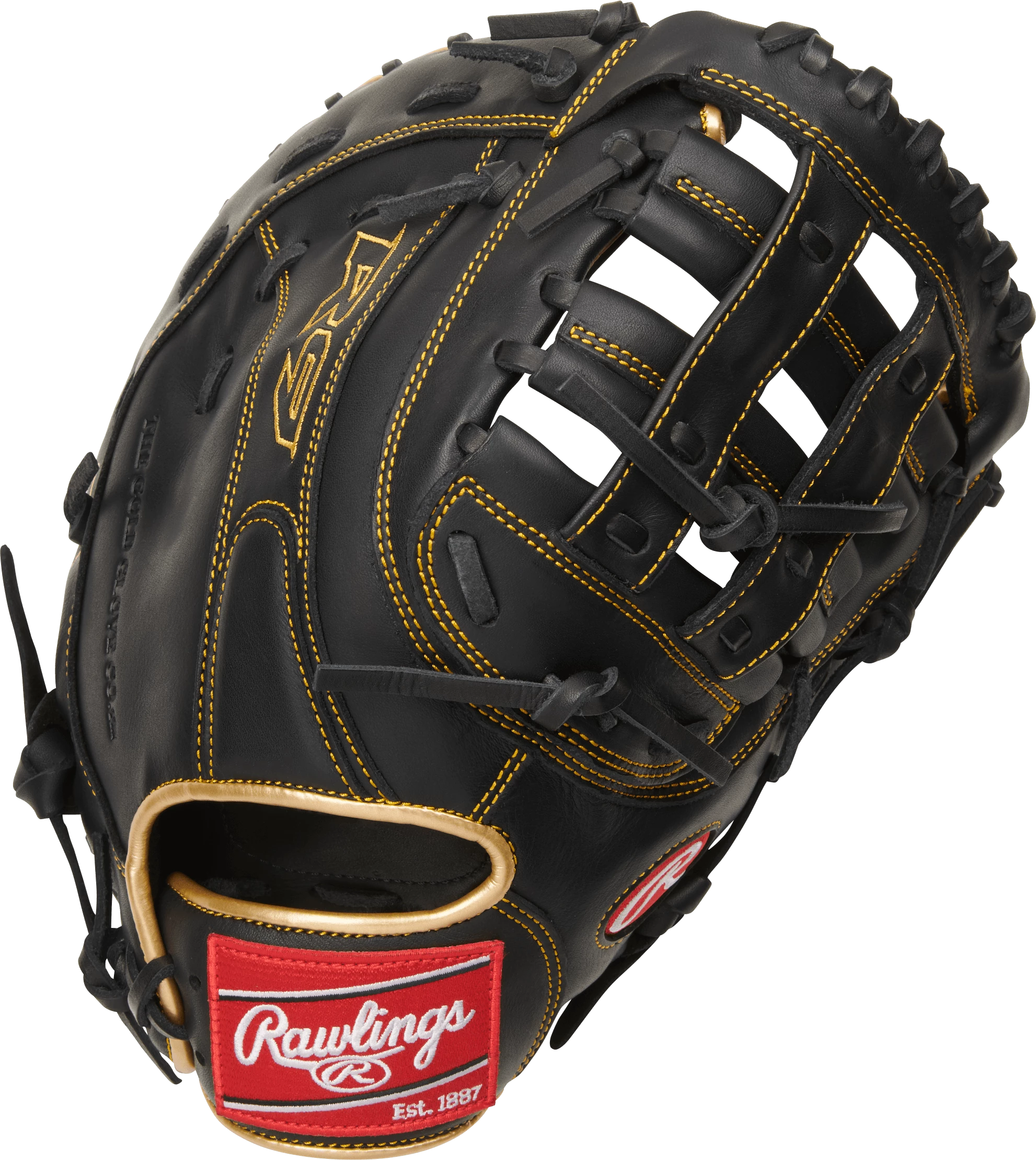 Rawlings R9 12.5" Baseball First Base Mitt: R9FM18BG