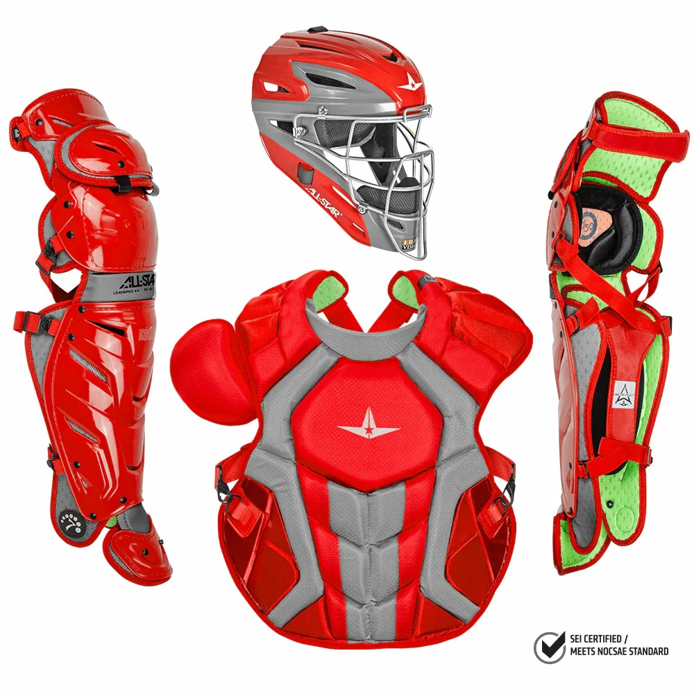 All-Star S7 AXIS (Adult) Catcher's Kit NOCSAE APPROVED: CKCCPRO1X - Image 9