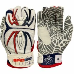 2022 Spiderz HYBRID Limited Edition Batting Gloves: USA Patriot