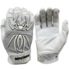 2022 Spiderz ENDITE Batting Gloves: Grey And White