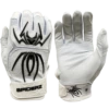 2022 Spiderz ENDITE Batting Gloves: White And Black