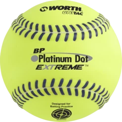 Worth Platinum Dot EXTREME Batting Practice Softballs: BPX12U