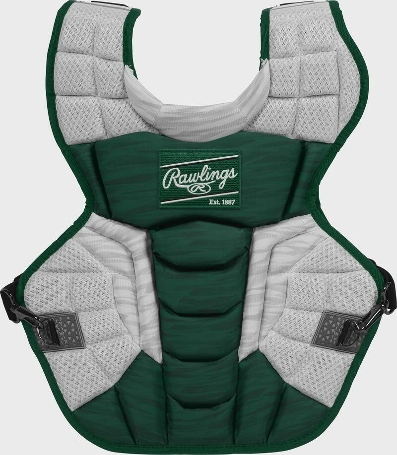 Rawlings Youth Dark Green/White VELO 2.0 Catcher's Gear Box Set: CSV2Y-DG / W - Image 3