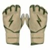 Bruce Bolt Premium Pro Military Series Long Cuff Batting Gloves: Beige