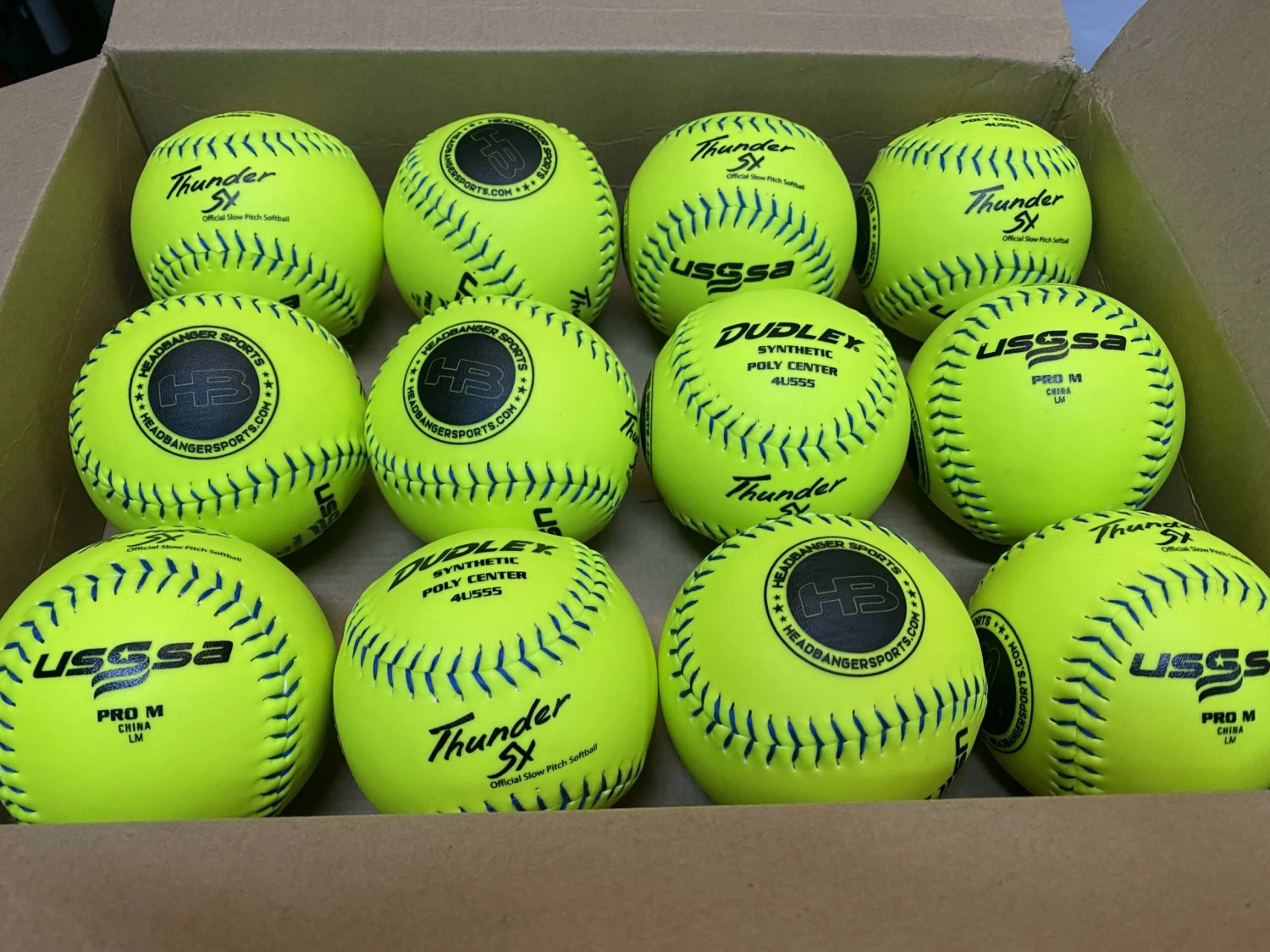 Dudley Thunder SY Slowpitch Softball 12” USSSA PRO M – (DOZEN): 4U555 - Image 2