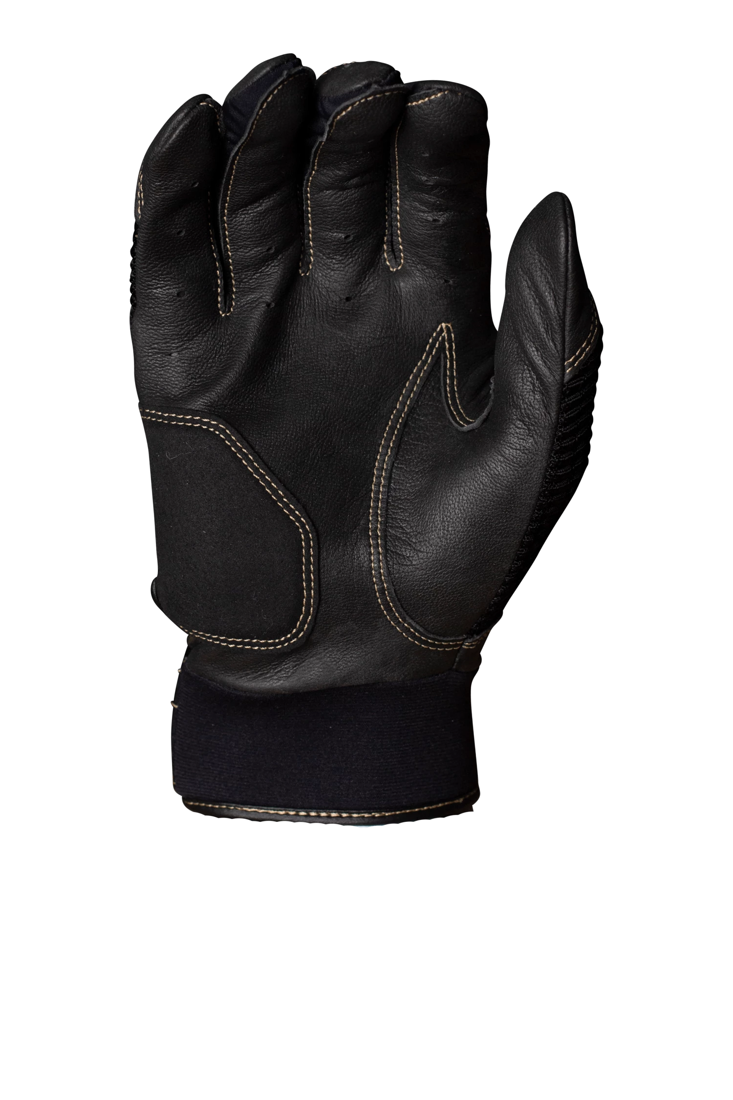 Miken Softball MK7X Adult Black And Gold Batting Gloves: MBGGLD-BLK - Image 2
