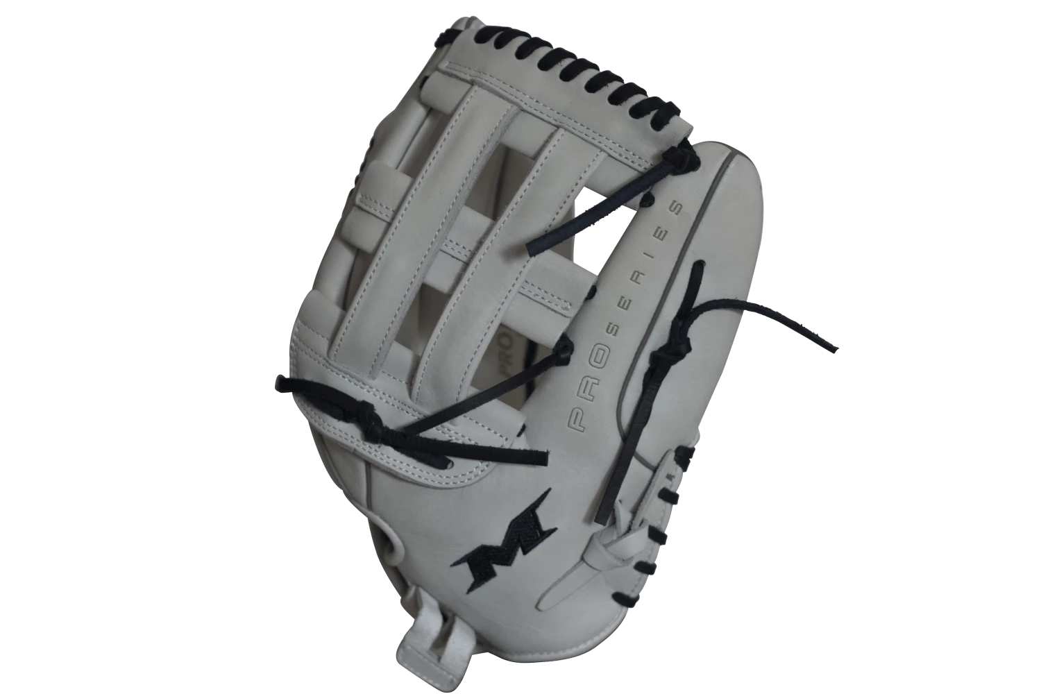 Miken Pro Series 14" Slow Pitch Fielding Glove - White/Navy: PRO140WN - Image 4