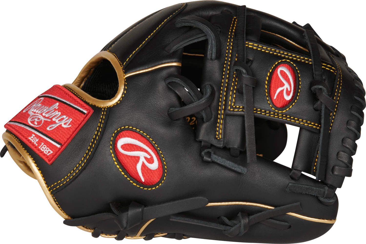 Rawlings R9 11.5" Infield Baseball Glove: R9204-2BG - Image 3
