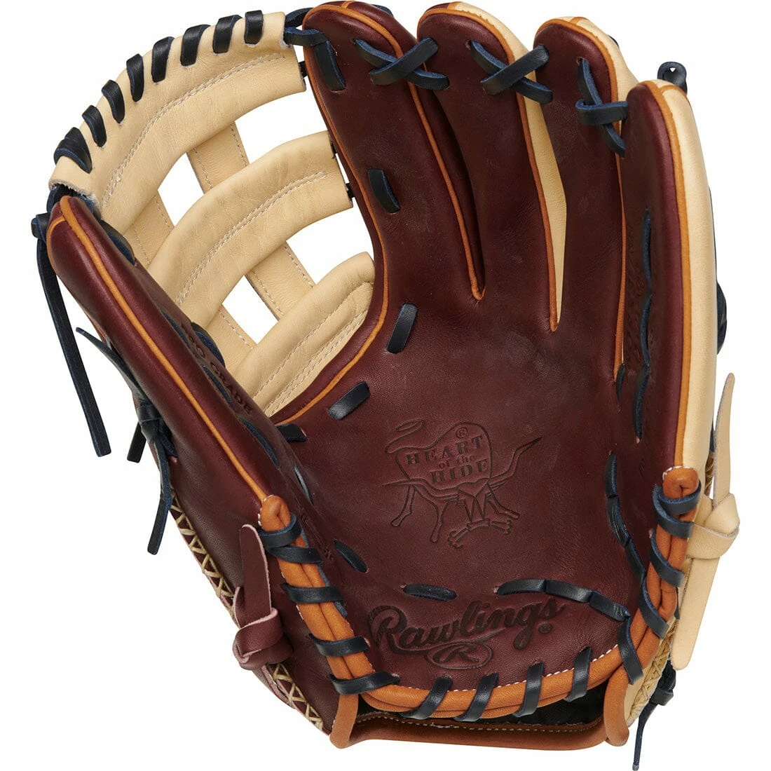 2023 Rawlings Heart Of The Hide ColorSync 7.0 R2G 12.25" Infield/Outfield Baseball Glove: RPRORKB17SH - Image 2