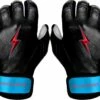 Bruce Bolt PREMIUM PRO BRINSON Series Short Cuff Batting Gloves: Black